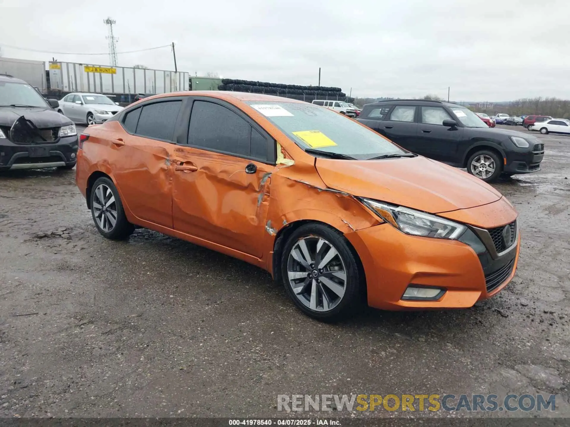 1 Photograph of a damaged car 3N1CN8FV2LL851470 NISSAN VERSA 2020