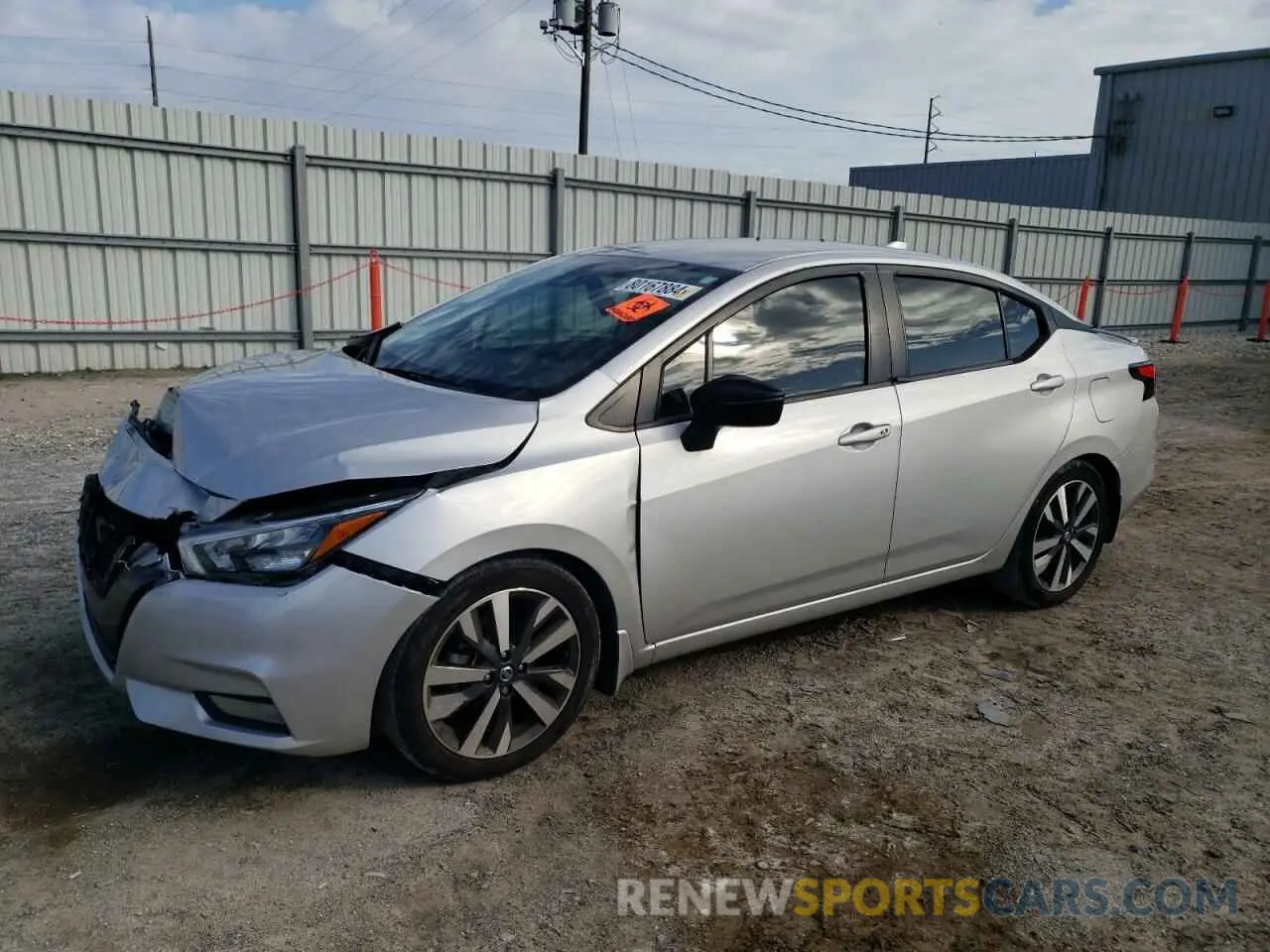 1 Photograph of a damaged car 3N1CN8FV3LL827016 NISSAN VERSA 2020