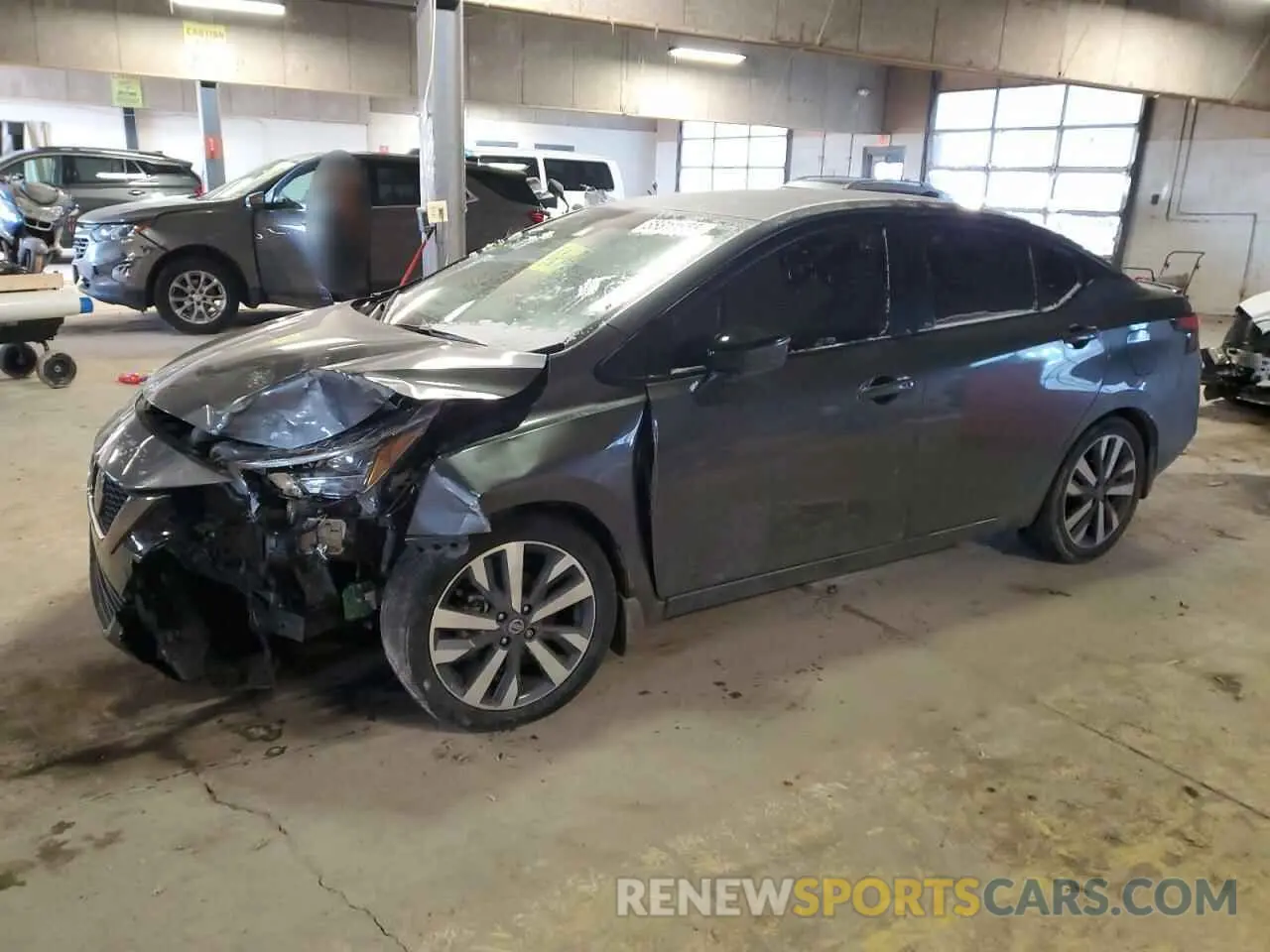 1 Photograph of a damaged car 3N1CN8FV4LL807227 NISSAN VERSA 2020