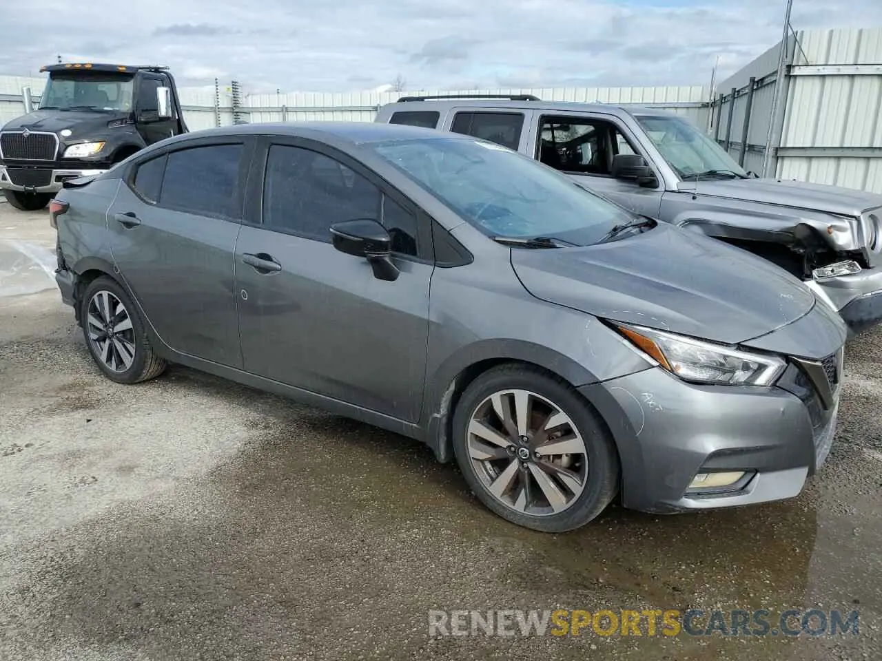 4 Photograph of a damaged car 3N1CN8FVXLL828504 NISSAN VERSA 2020