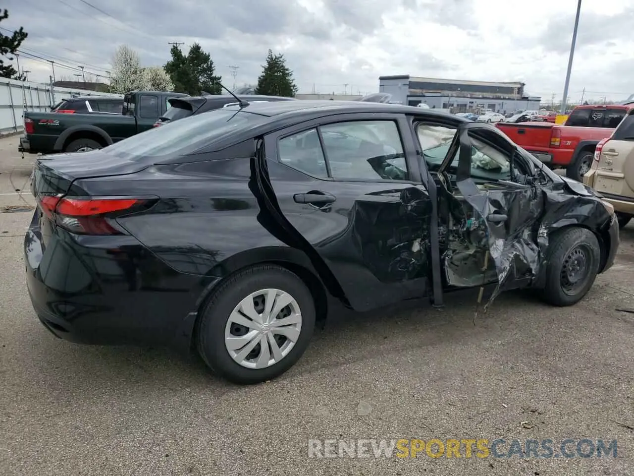 3 Photograph of a damaged car 3N1CN8BV8ML813734 NISSAN VERSA 2021