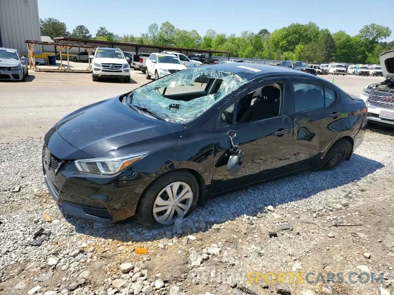 1 Photograph of a damaged car 3N1CN8DV0ML813983 NISSAN VERSA 2021