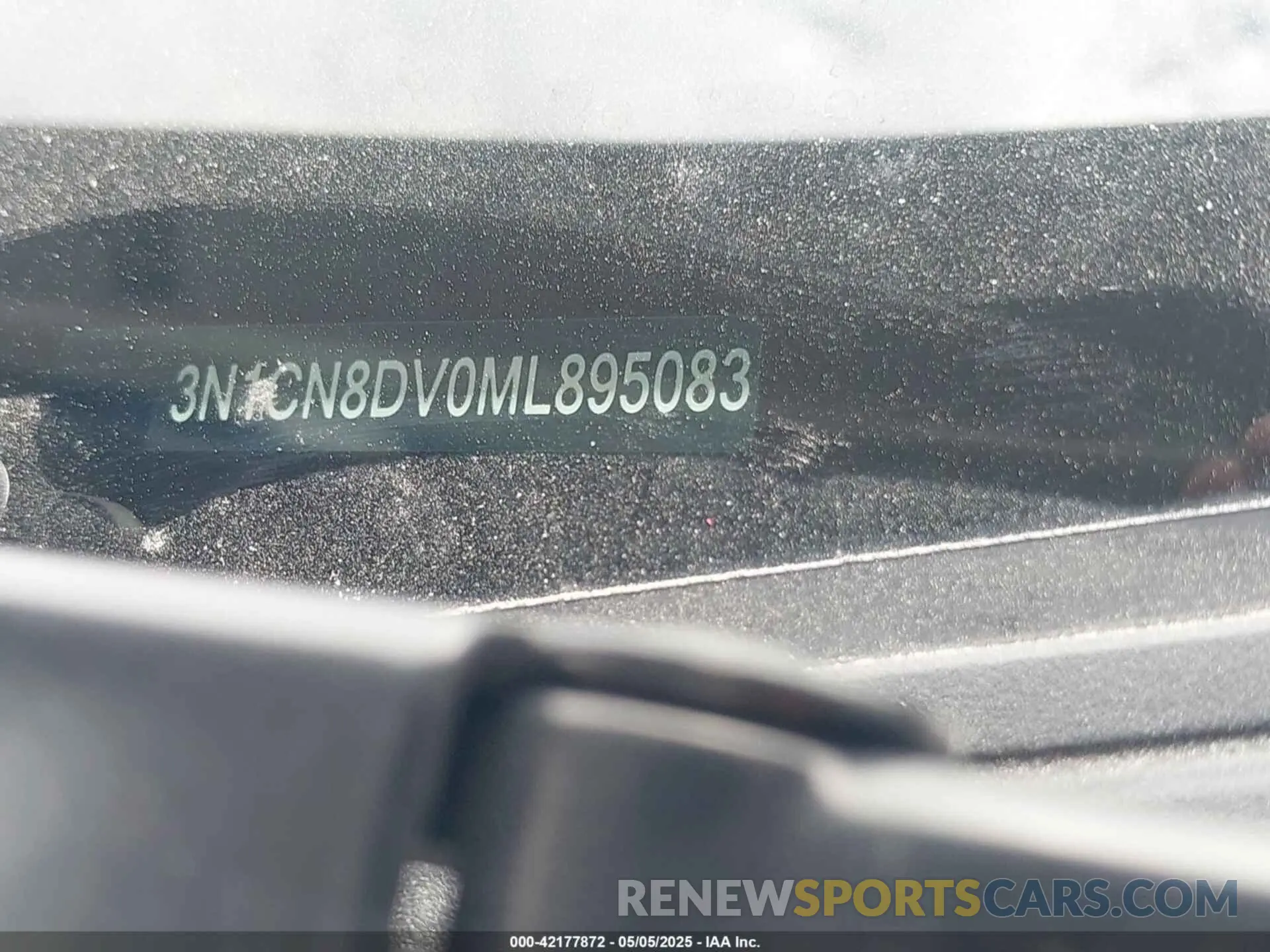 9 Фотография поврежденного автомобиля 3N1CN8DV0ML895083 NISSAN VERSA 2021