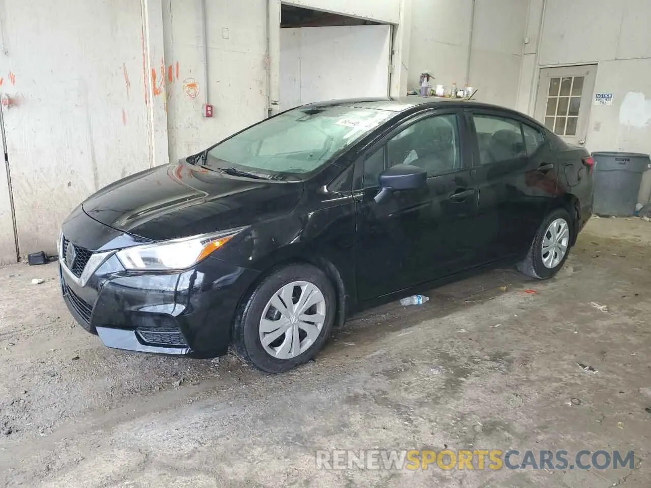 1 Photograph of a damaged car 3N1CN8DV1ML878907 NISSAN VERSA 2021
