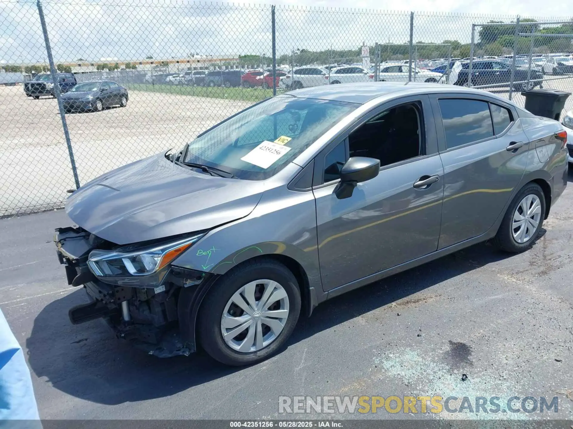 2 Photograph of a damaged car 3N1CN8DV1ML881404 NISSAN VERSA 2021