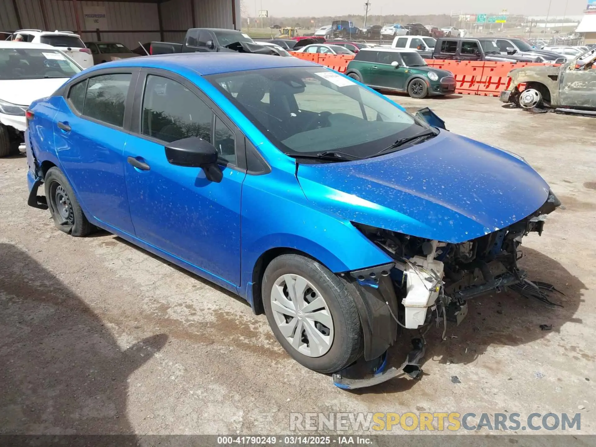 1 Фотография поврежденного автомобиля 3N1CN8DV2ML893934 NISSAN VERSA 2021