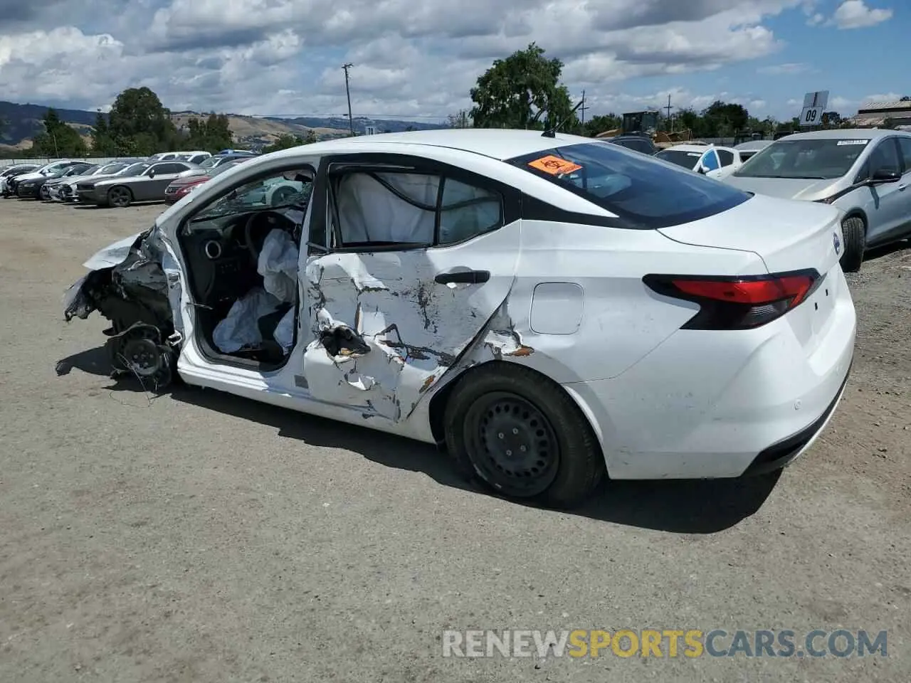 2 Photograph of a damaged car 3N1CN8DV3ML847836 NISSAN VERSA 2021