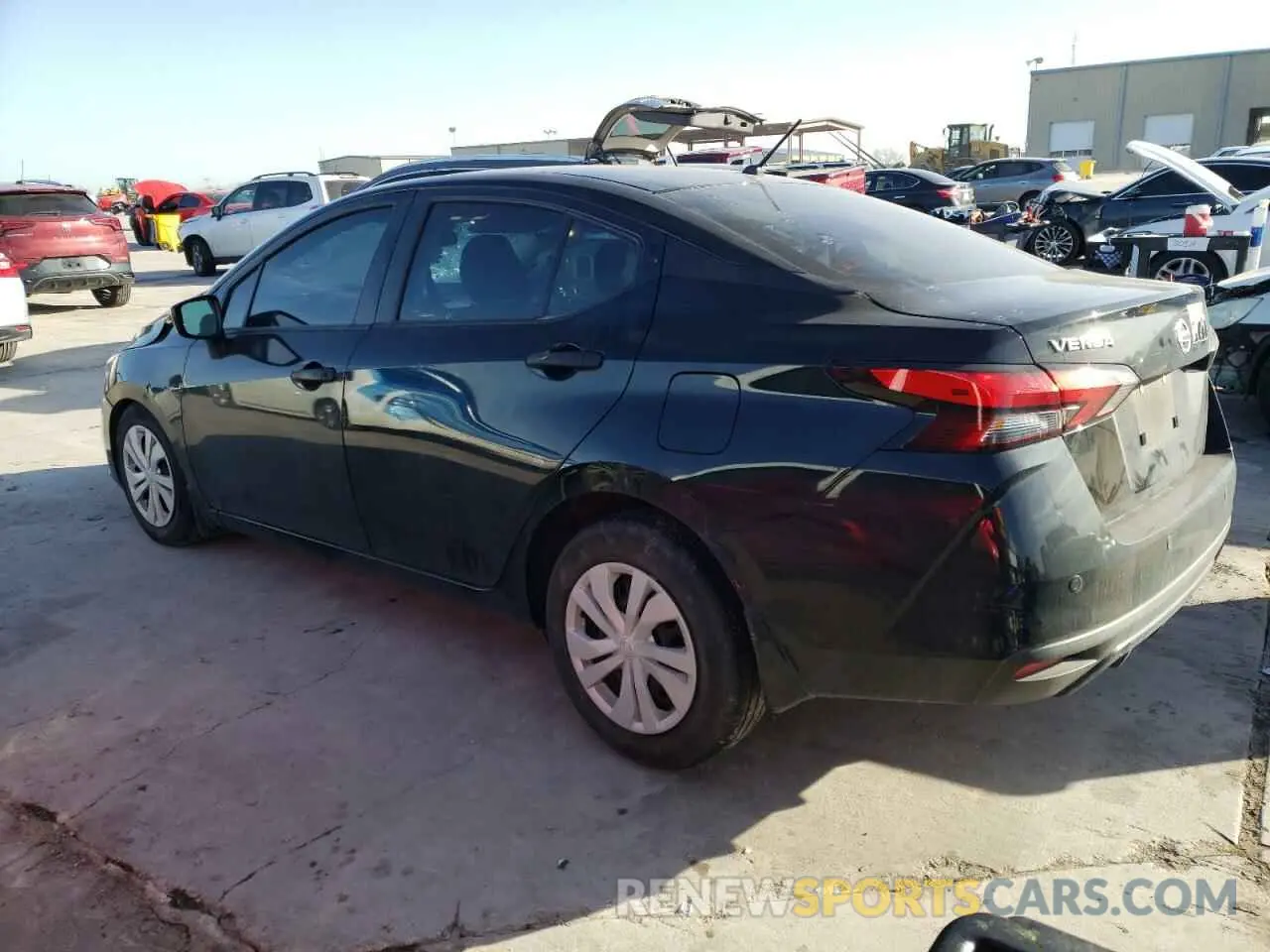 2 Photograph of a damaged car 3N1CN8DV3ML907131 NISSAN VERSA 2021