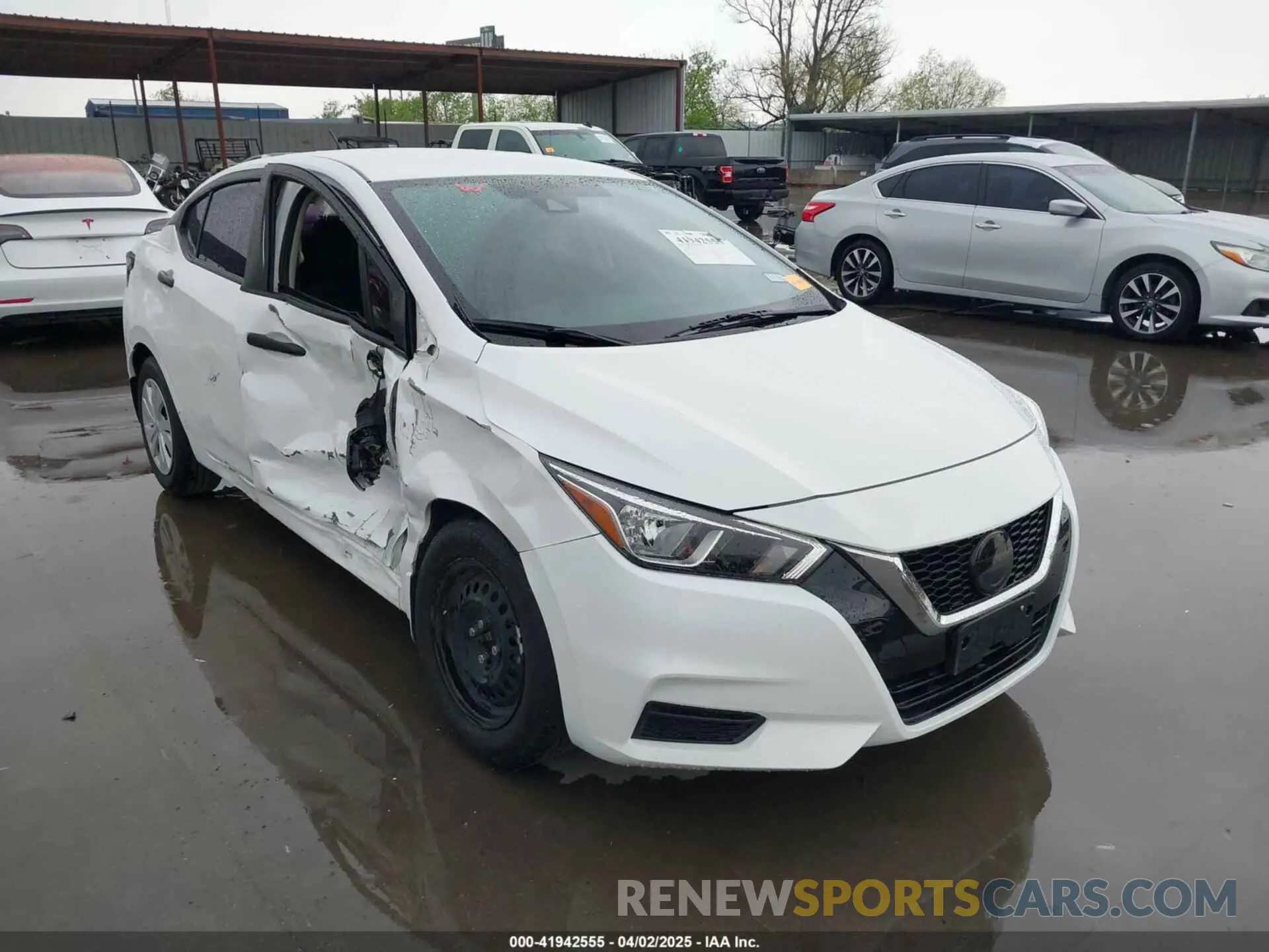 1 Photograph of a damaged car 3N1CN8DV3ML910031 NISSAN VERSA 2021