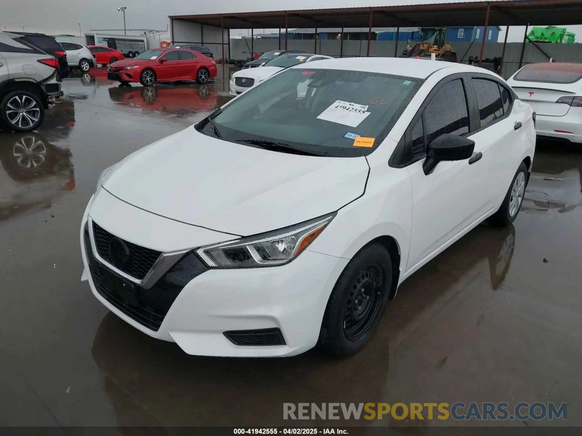 2 Photograph of a damaged car 3N1CN8DV3ML910031 NISSAN VERSA 2021