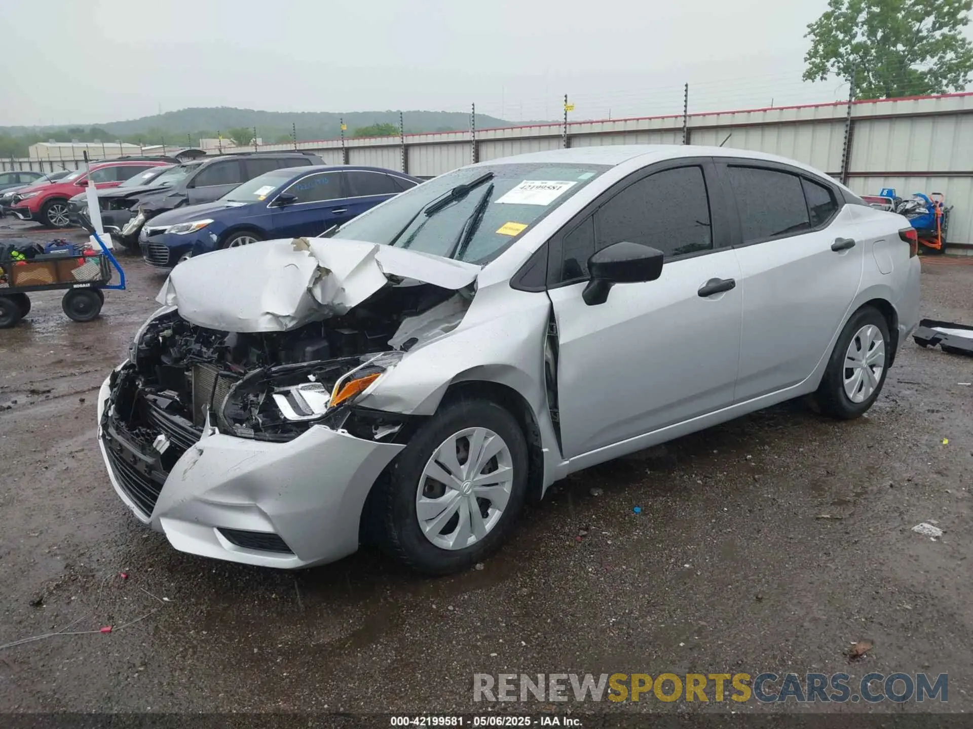 2 Photograph of a damaged car 3N1CN8DV4ML820029 NISSAN VERSA 2021
