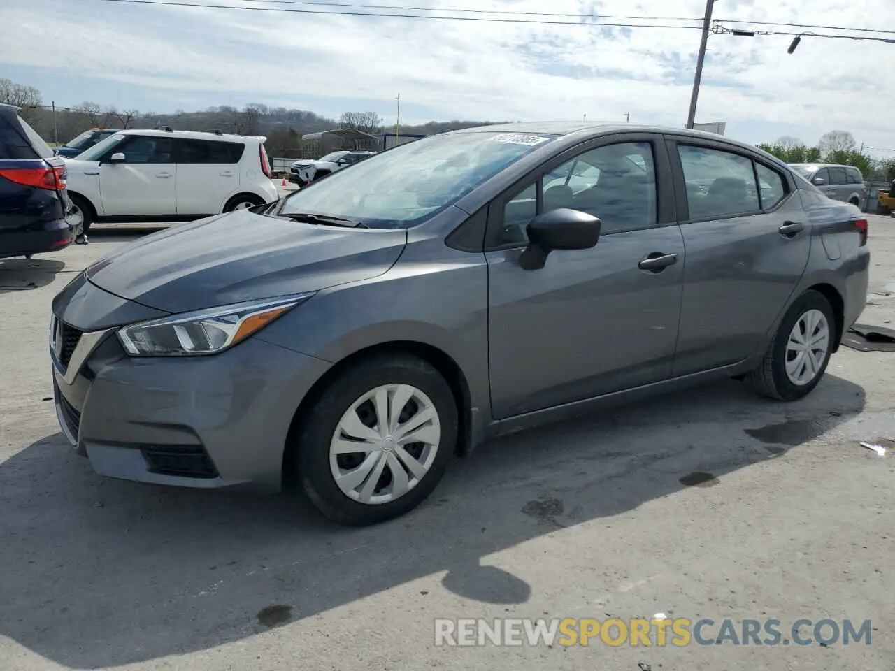 1 Photograph of a damaged car 3N1CN8DV6ML849287 NISSAN VERSA 2021