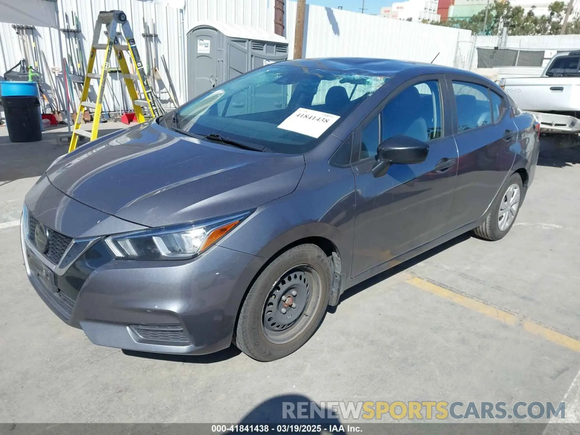 2 Photograph of a damaged car 3N1CN8DV7ML813348 NISSAN VERSA 2021