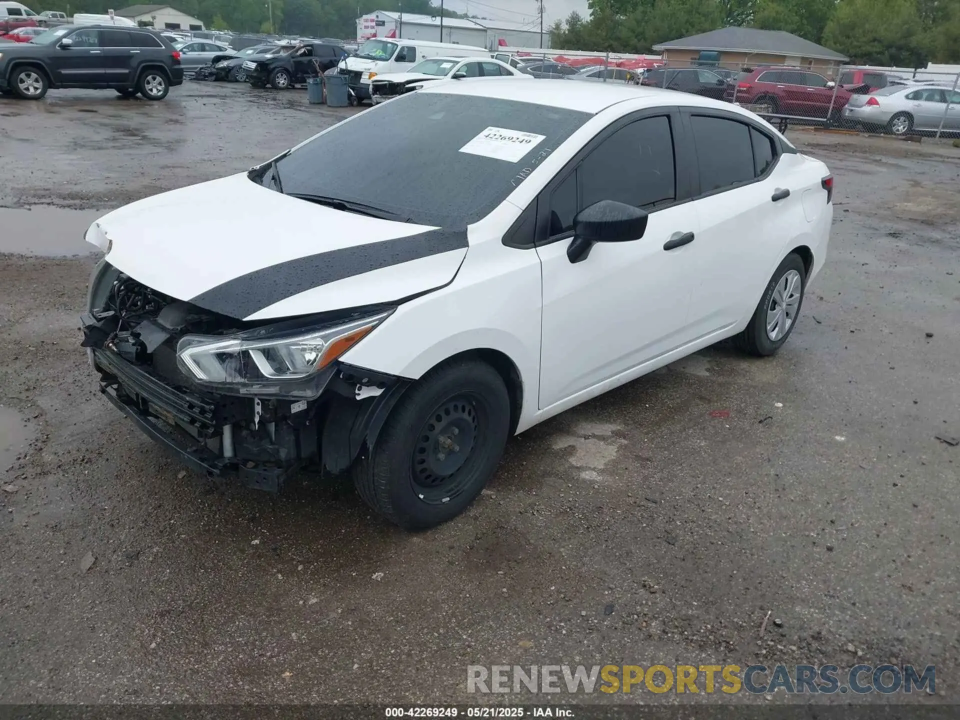 2 Photograph of a damaged car 3N1CN8DV7ML815228 NISSAN VERSA 2021
