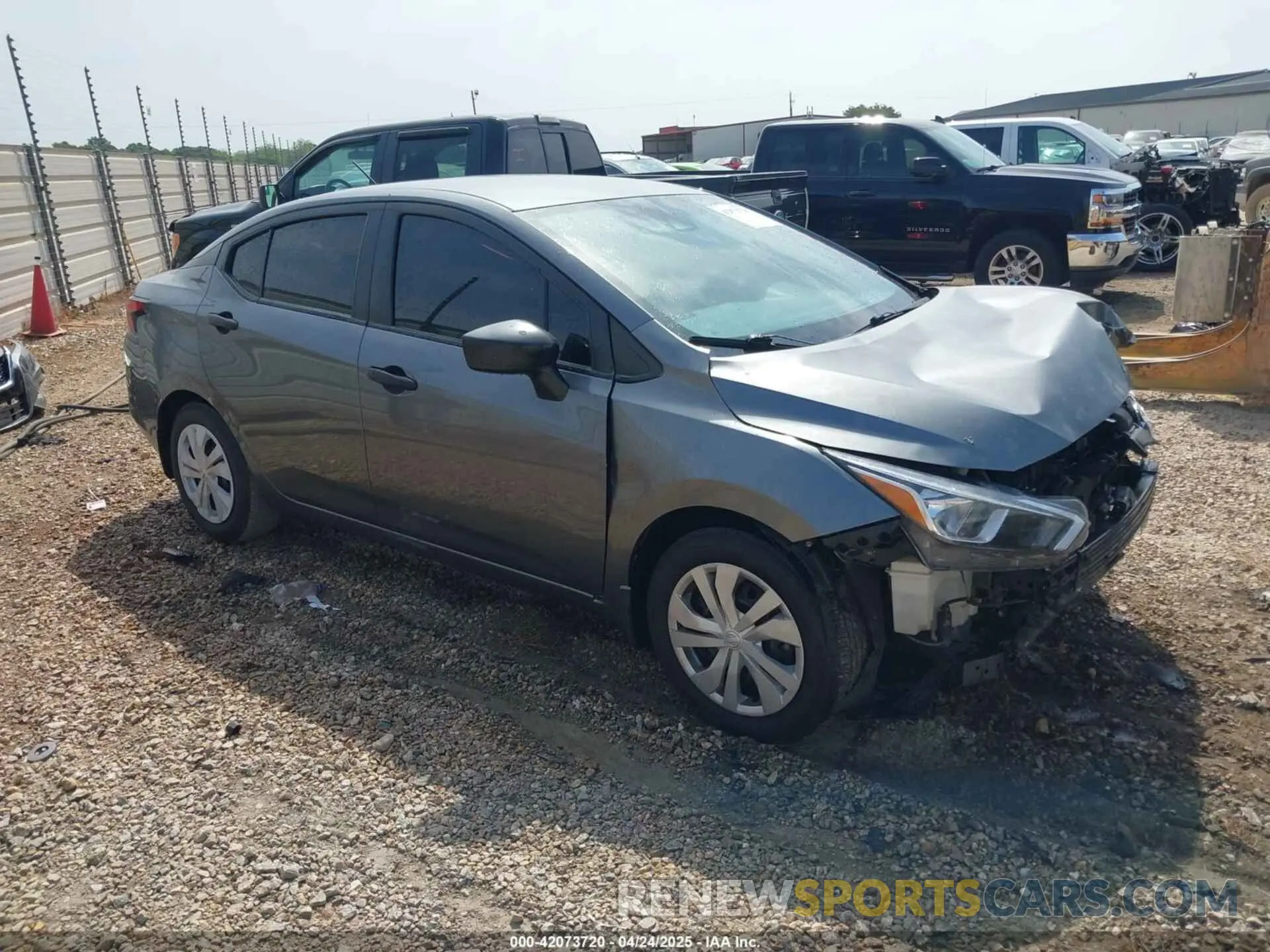 1 Photograph of a damaged car 3N1CN8DV8ML859688 NISSAN VERSA 2021
