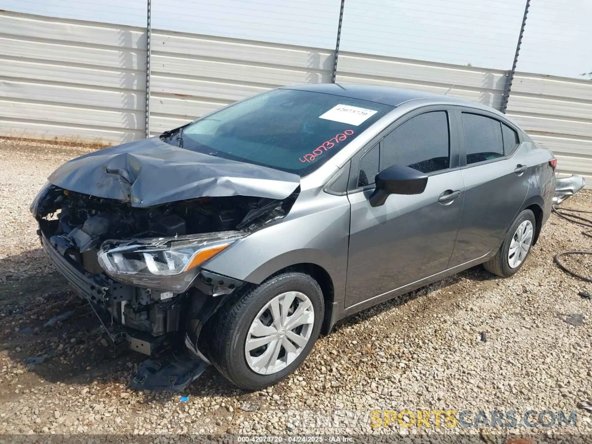 2 Photograph of a damaged car 3N1CN8DV8ML859688 NISSAN VERSA 2021