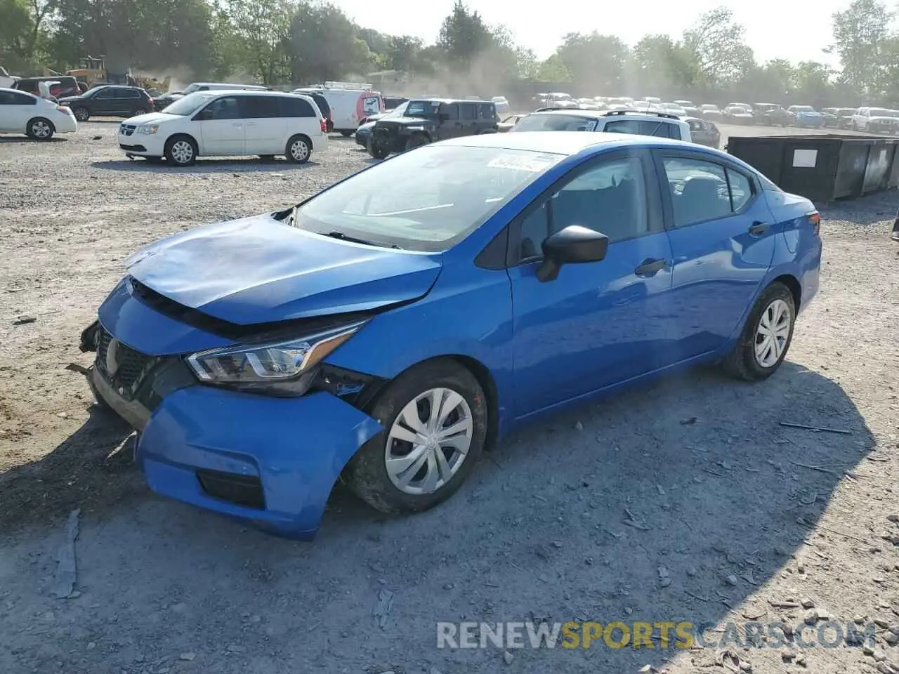 1 Photograph of a damaged car 3N1CN8DV9ML921308 NISSAN VERSA 2021