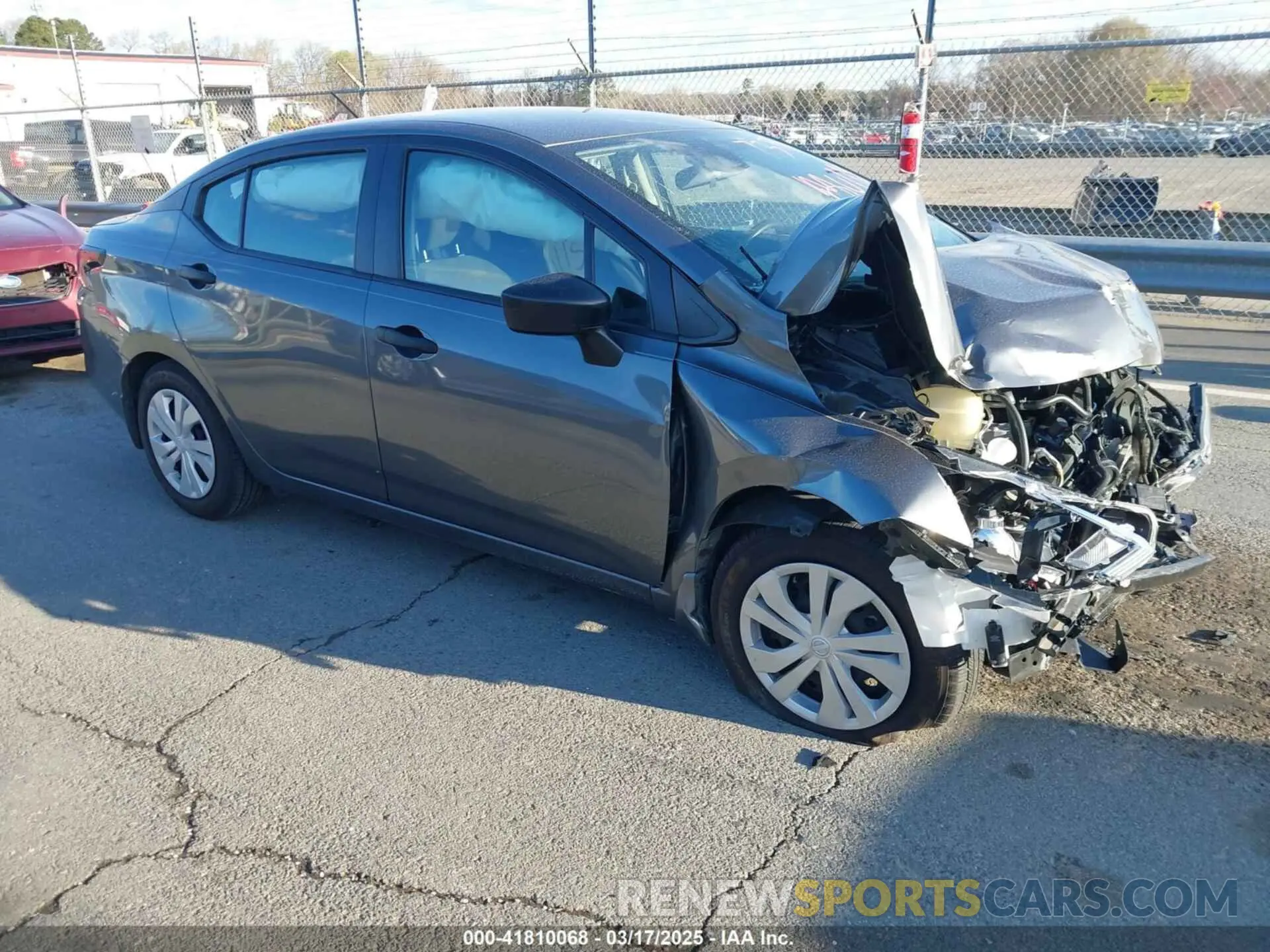1 Photograph of a damaged car 3N1CN8DVXML917378 NISSAN VERSA 2021