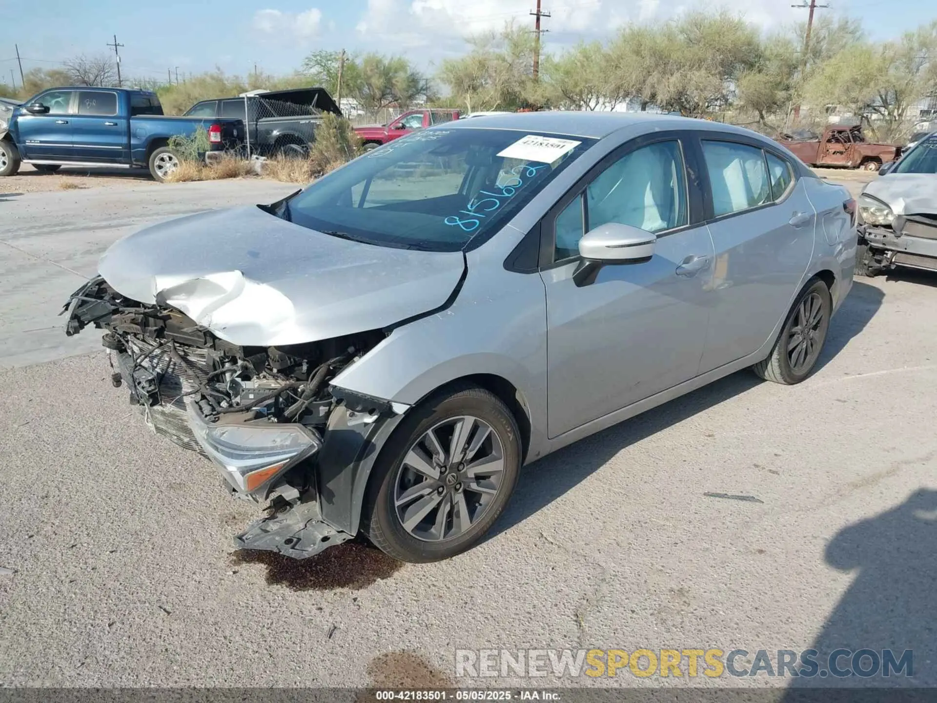 2 Фотография поврежденного автомобиля 3N1CN8EV0ML815652 NISSAN VERSA 2021