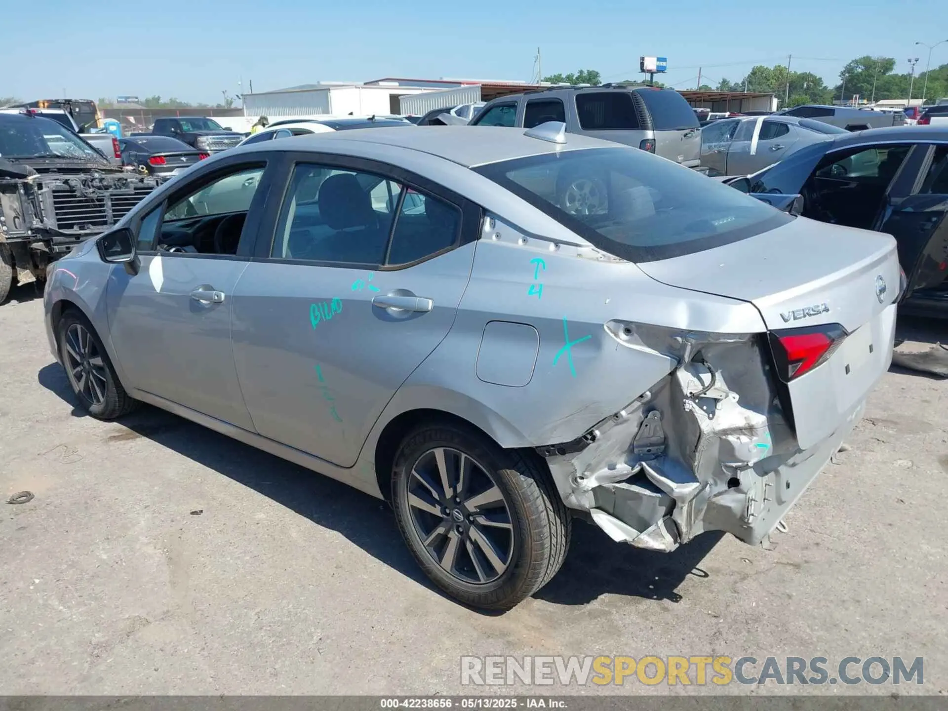 3 Photograph of a damaged car 3N1CN8EV0ML823119 NISSAN VERSA 2021