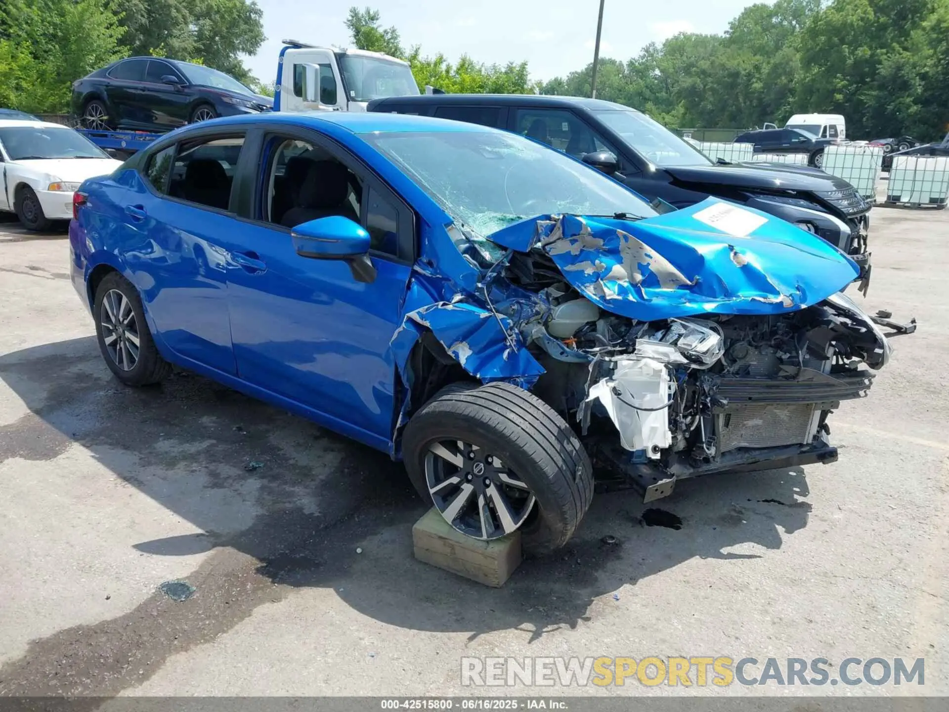 1 Photograph of a damaged car 3N1CN8EV0ML833116 NISSAN VERSA 2021