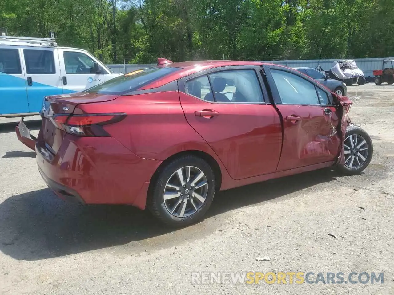 3 Photograph of a damaged car 3N1CN8EV0ML846741 NISSAN VERSA 2021