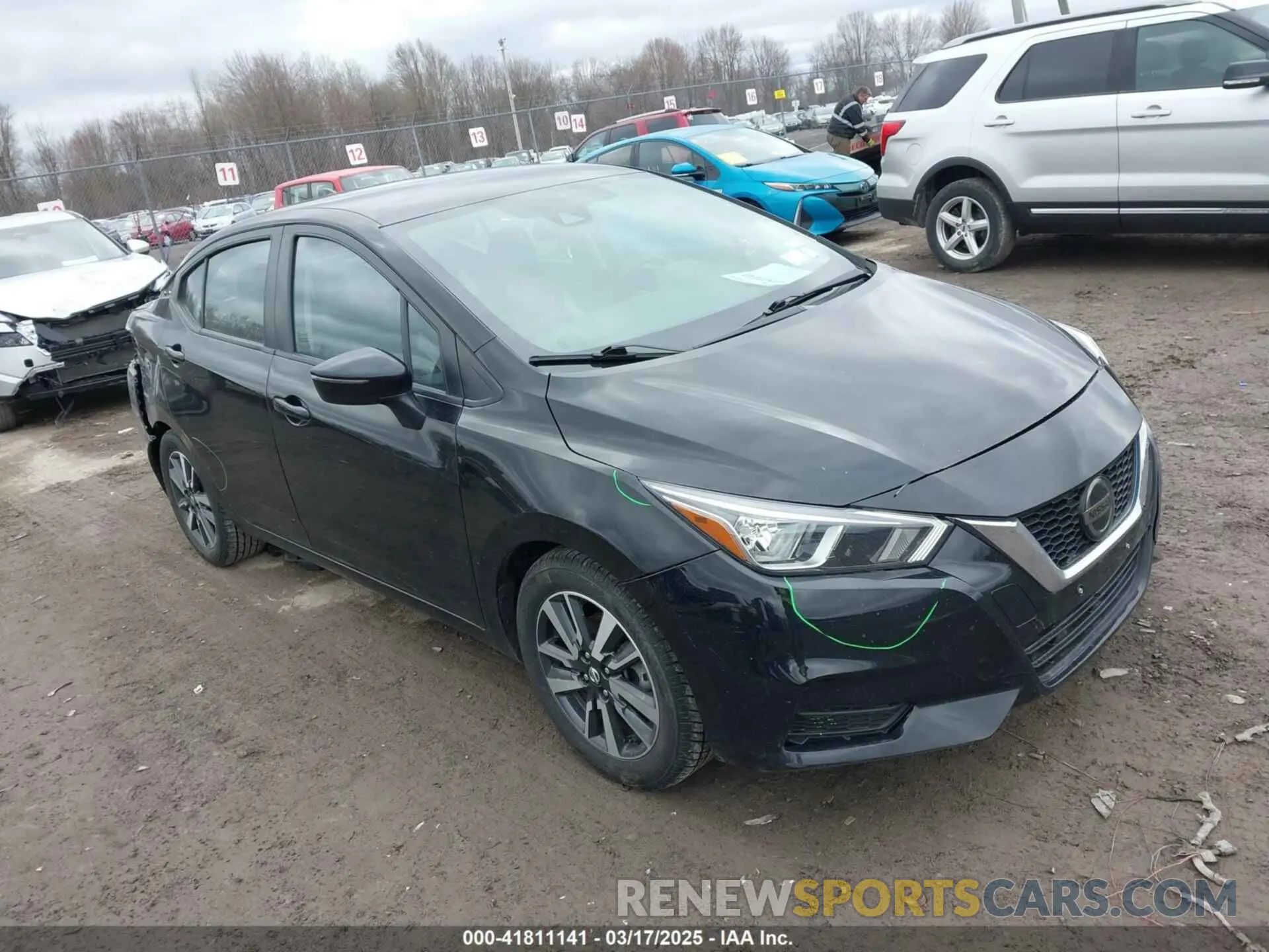 1 Фотография поврежденного автомобиля 3N1CN8EV0ML857304 NISSAN VERSA 2021