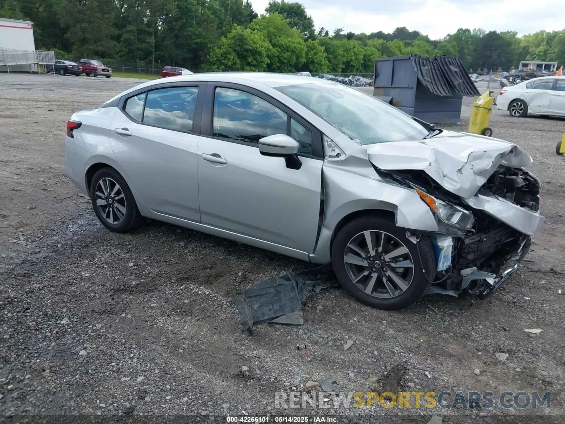1 Photograph of a damaged car 3N1CN8EV0ML896670 NISSAN VERSA 2021