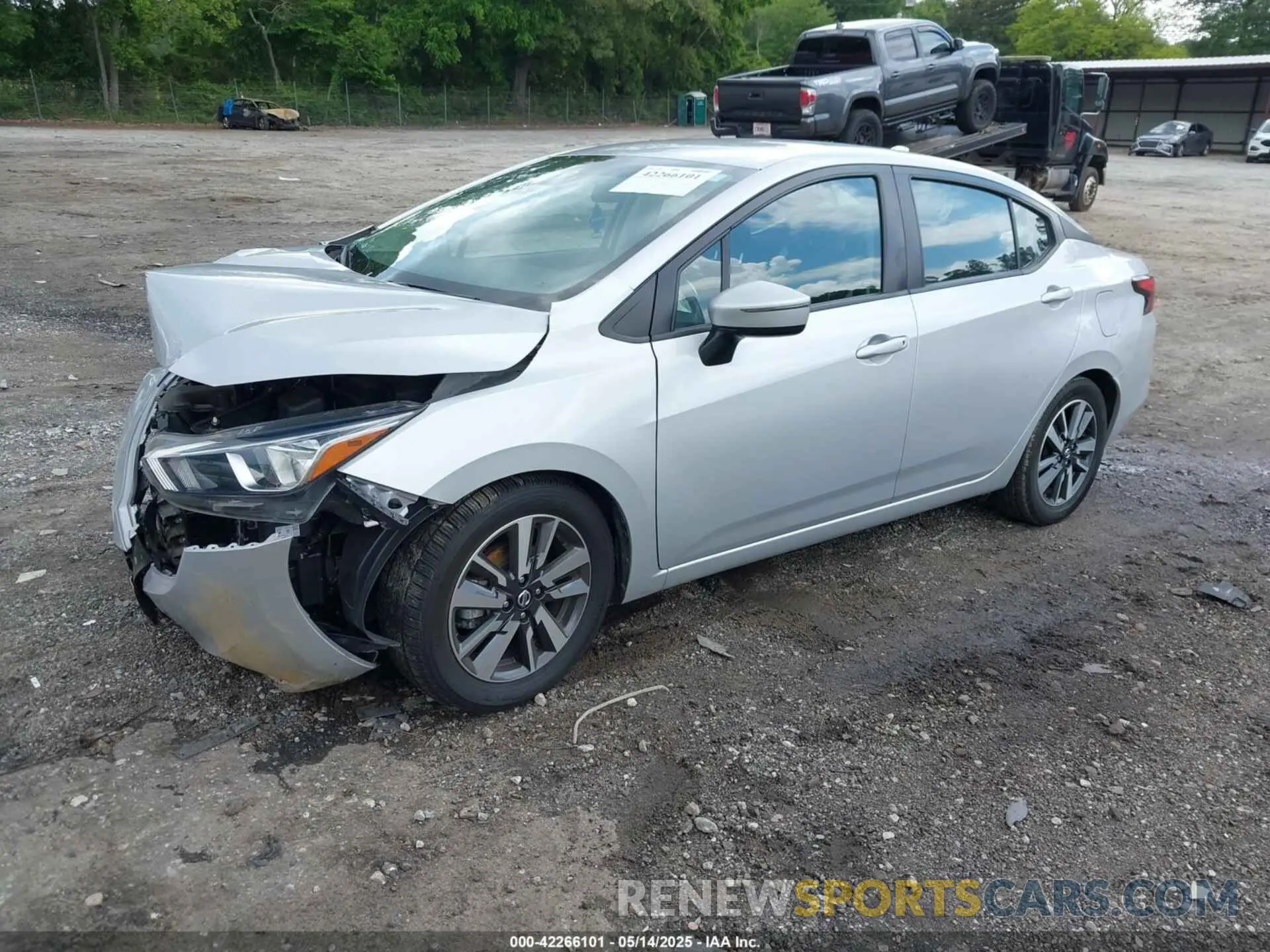 2 Photograph of a damaged car 3N1CN8EV0ML896670 NISSAN VERSA 2021