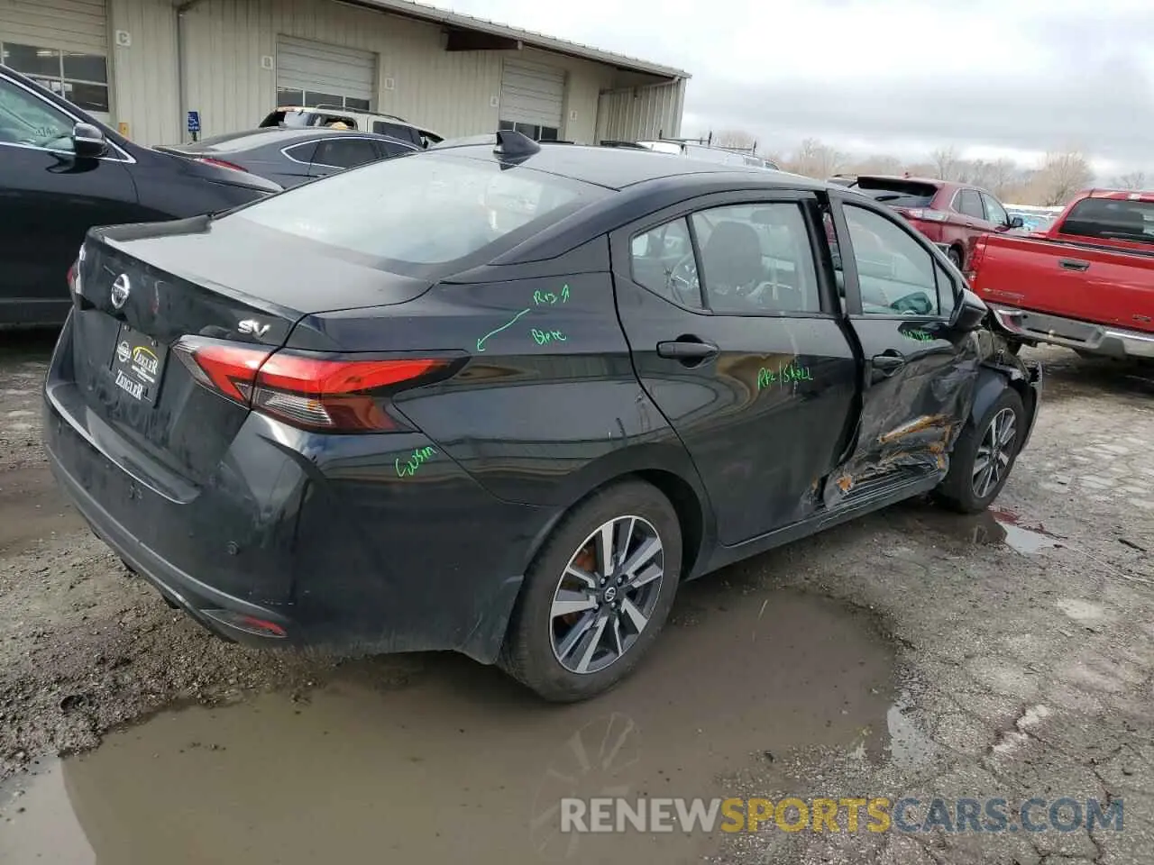 3 Photograph of a damaged car 3N1CN8EV0ML924743 NISSAN VERSA 2021