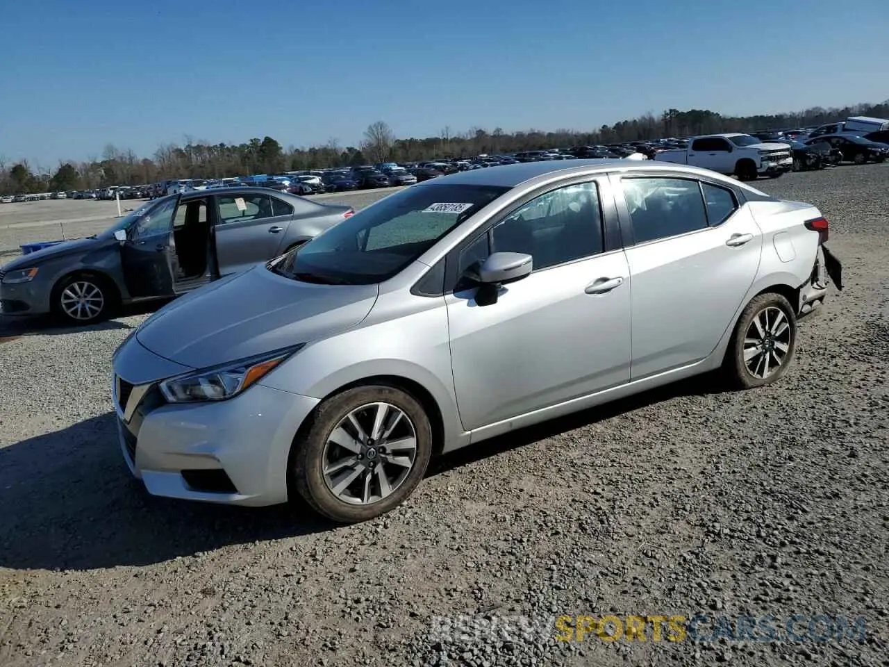 1 Photograph of a damaged car 3N1CN8EV1ML809746 NISSAN VERSA 2021