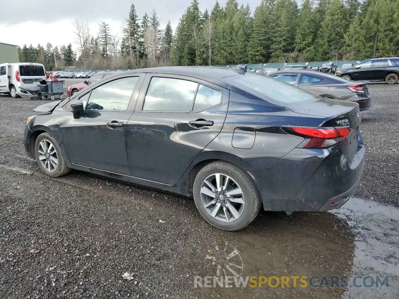 2 Photograph of a damaged car 3N1CN8EV1ML868344 NISSAN VERSA 2021