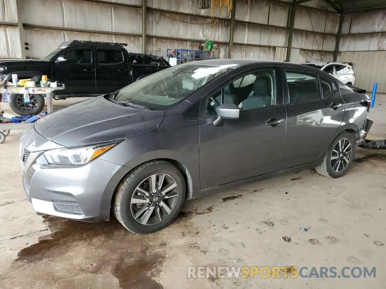 1 Photograph of a damaged car 3N1CN8EV1ML876783 NISSAN VERSA 2021