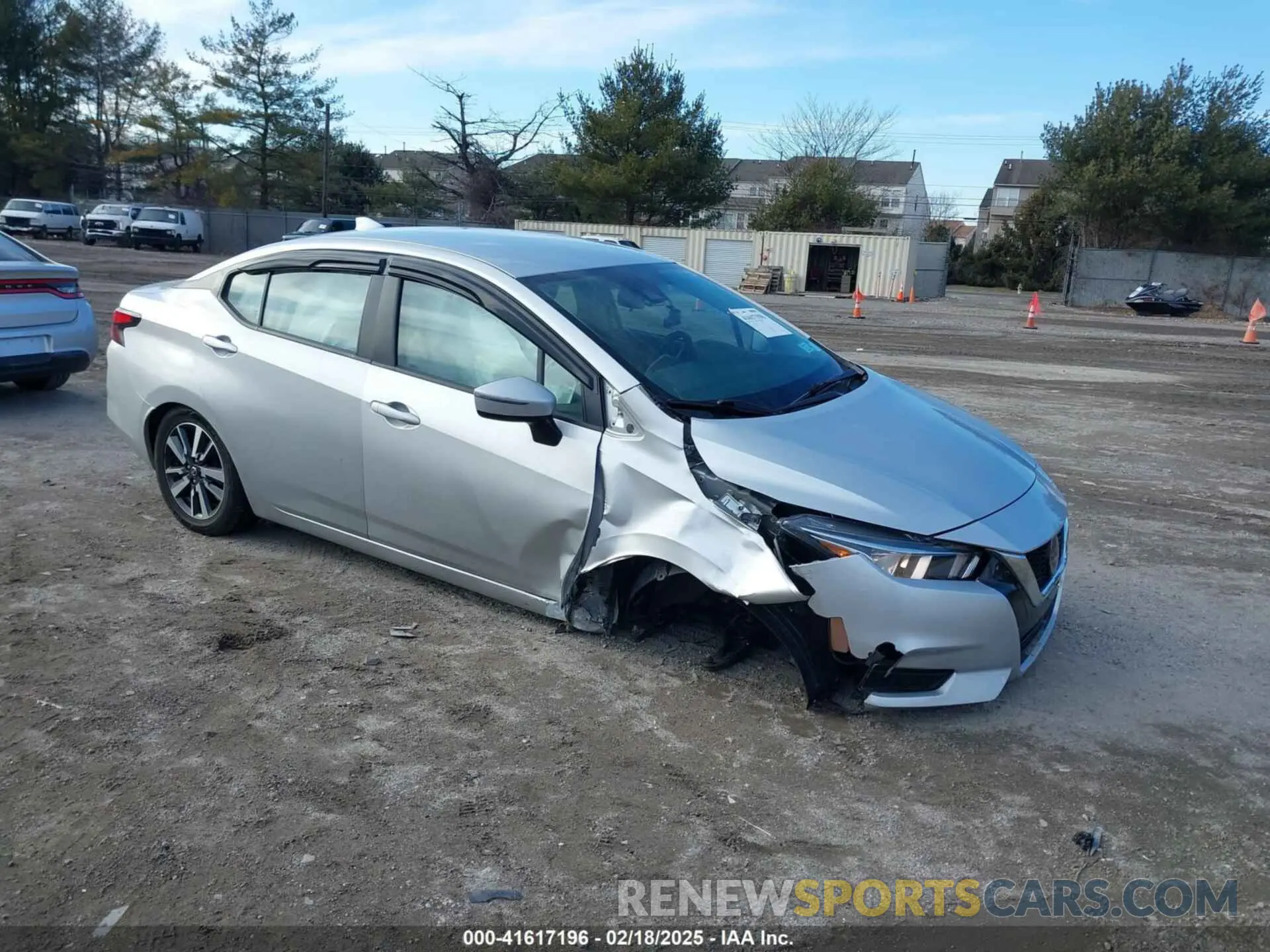 1 Photograph of a damaged car 3N1CN8EV1ML888061 NISSAN VERSA 2021