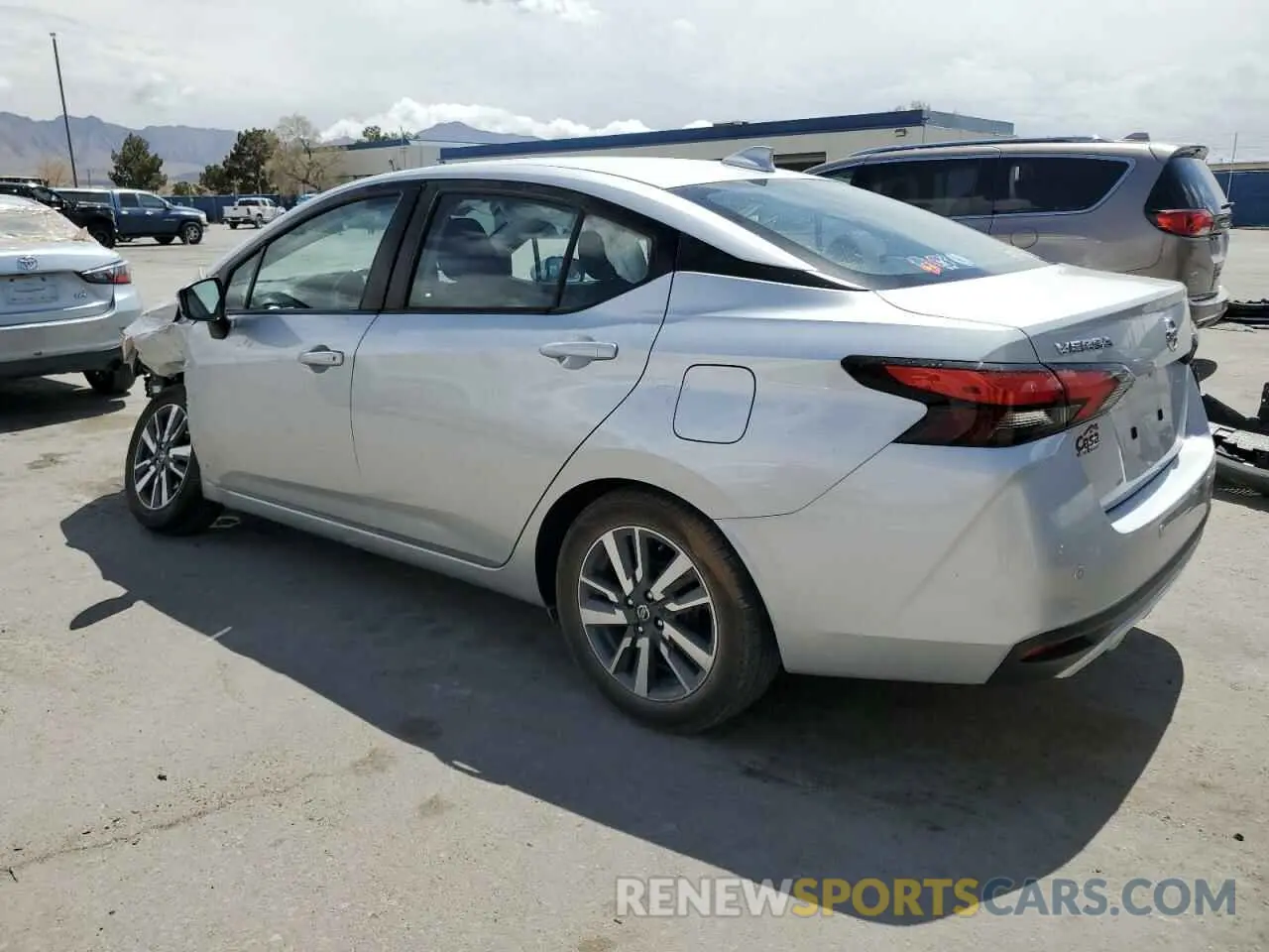 2 Photograph of a damaged car 3N1CN8EV1ML888089 NISSAN VERSA 2021