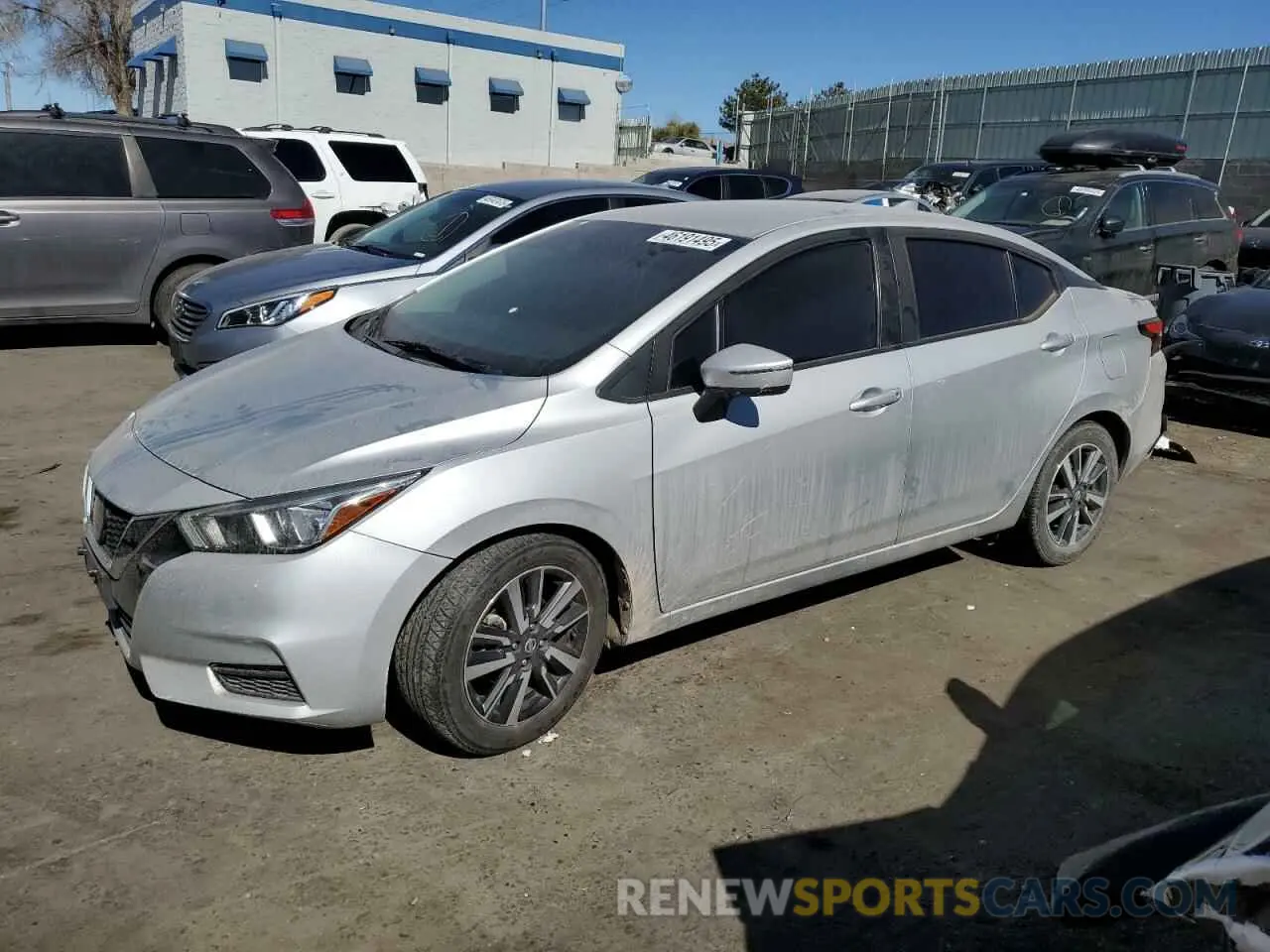 1 Photograph of a damaged car 3N1CN8EV2ML872869 NISSAN VERSA 2021