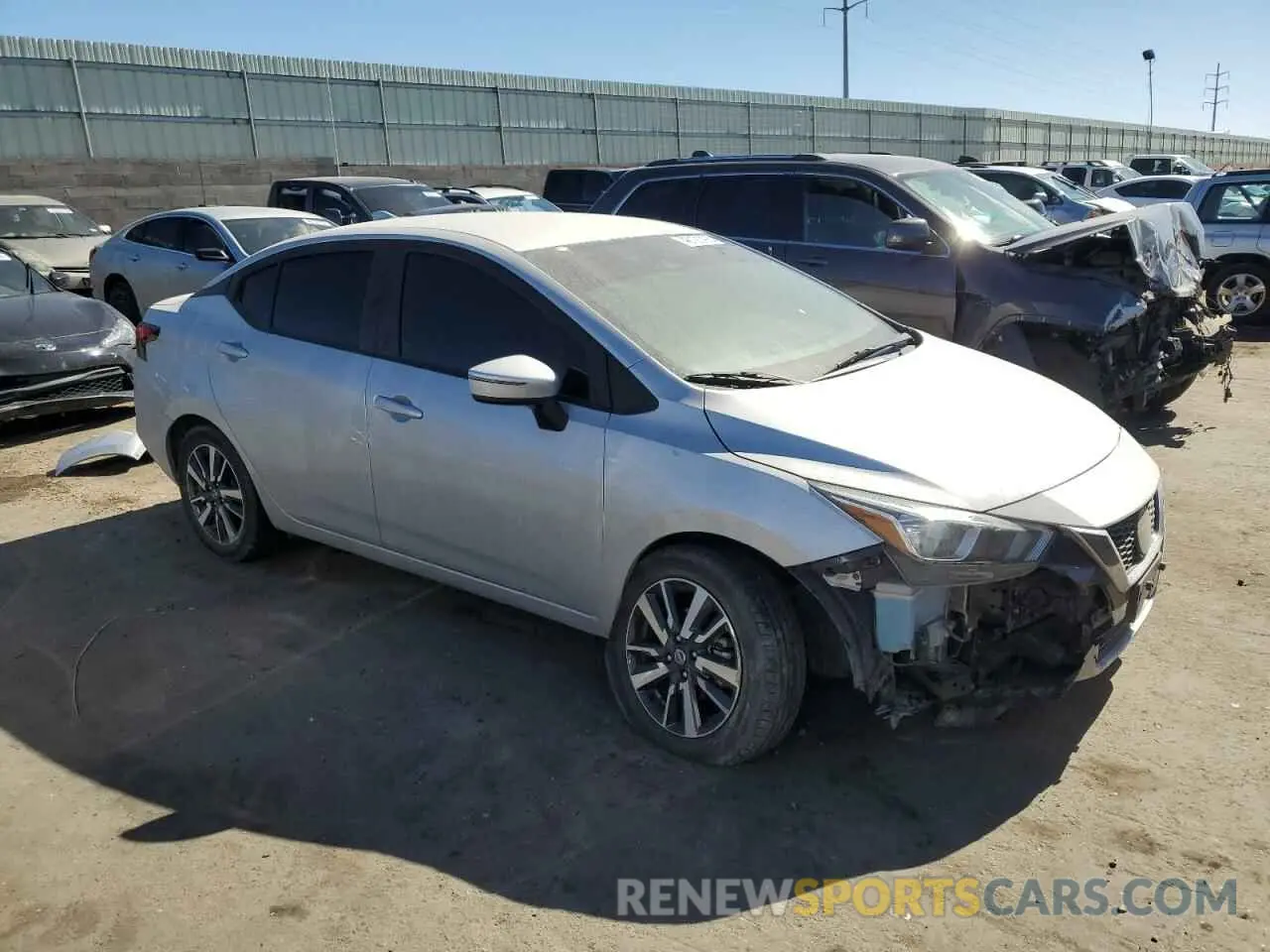 4 Photograph of a damaged car 3N1CN8EV2ML872869 NISSAN VERSA 2021