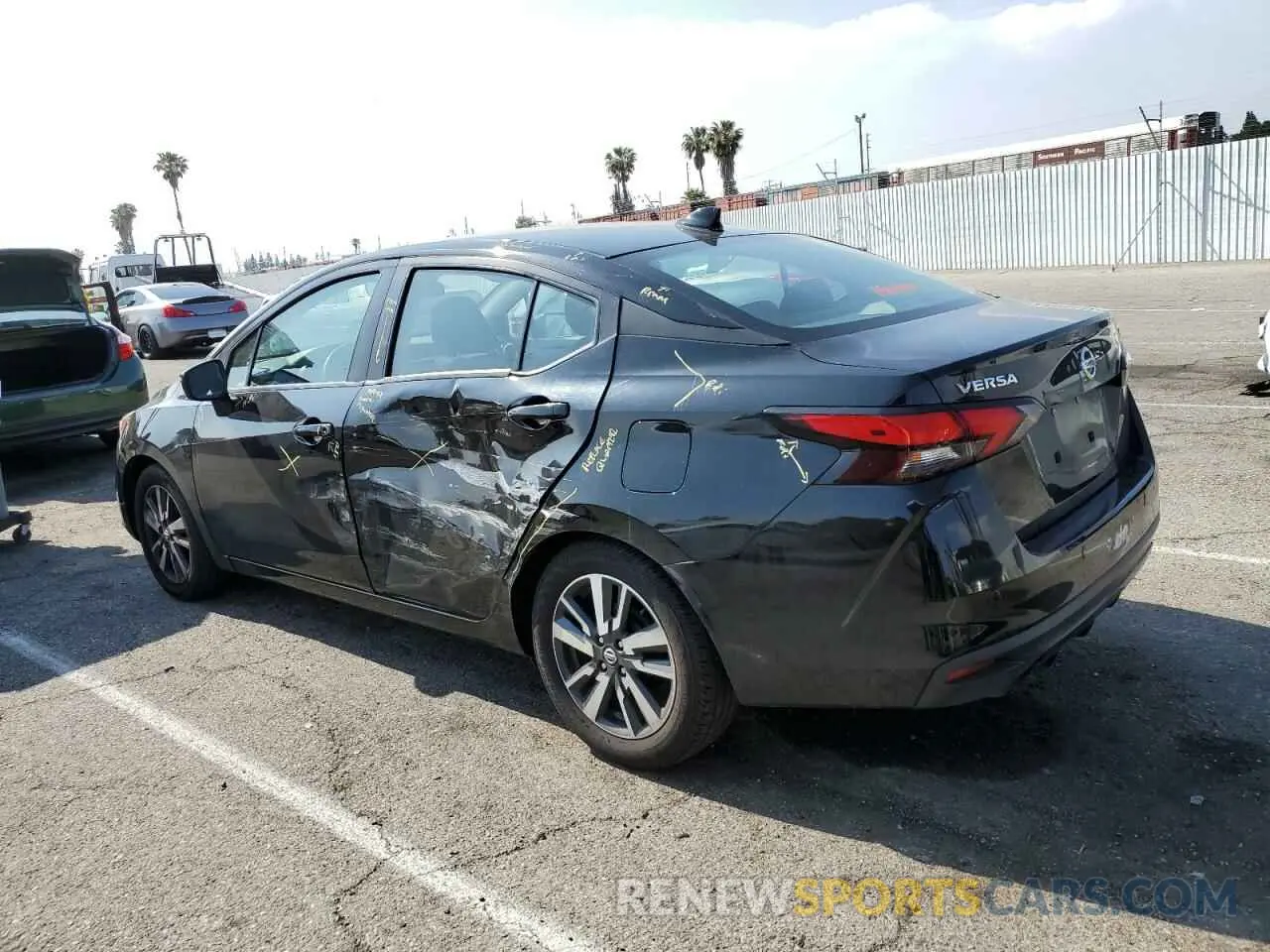 2 Photograph of a damaged car 3N1CN8EV2ML873486 NISSAN VERSA 2021