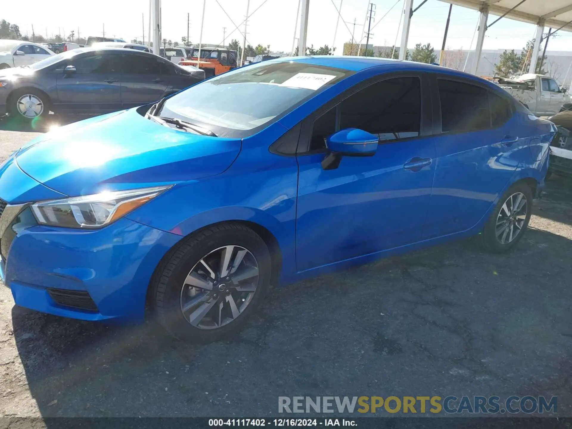 2 Photograph of a damaged car 3N1CN8EV2ML885329 NISSAN VERSA 2021