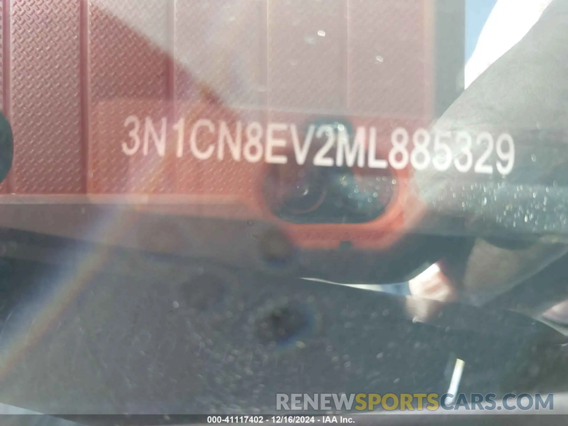 9 Photograph of a damaged car 3N1CN8EV2ML885329 NISSAN VERSA 2021