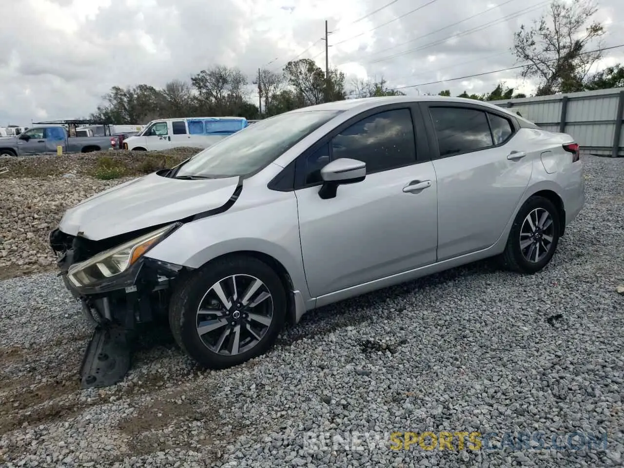 1 Photograph of a damaged car 3N1CN8EV2ML914618 NISSAN VERSA 2021
