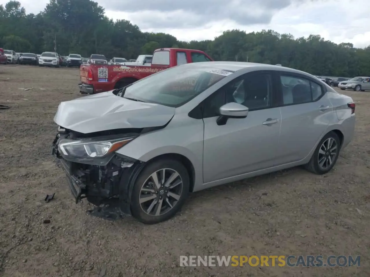 1 Фотография поврежденного автомобиля 3N1CN8EV3ML830906 NISSAN VERSA 2021