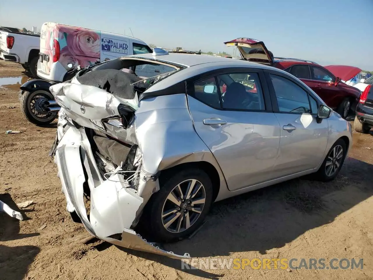 3 Фотография поврежденного автомобиля 3N1CN8EV3ML833093 NISSAN VERSA 2021