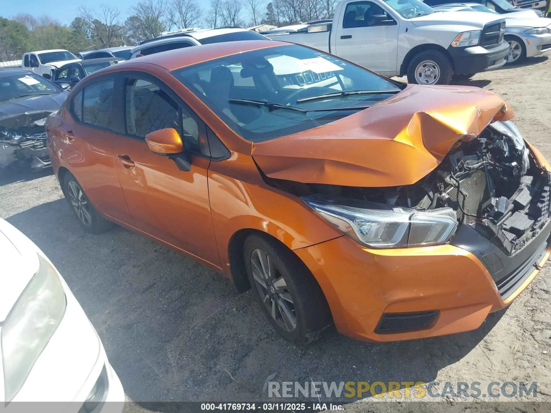 1 Фотография поврежденного автомобиля 3N1CN8EV3ML837516 NISSAN VERSA 2021