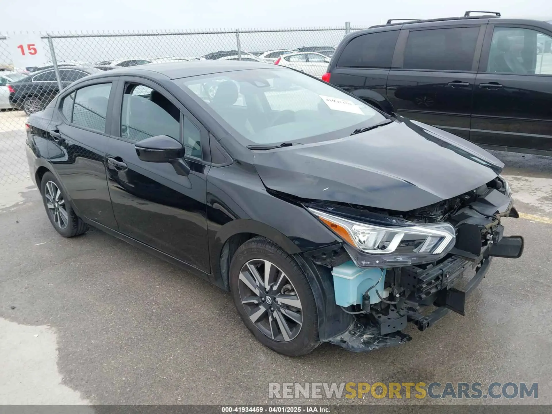 1 Photograph of a damaged car 3N1CN8EV3ML851349 NISSAN VERSA 2021