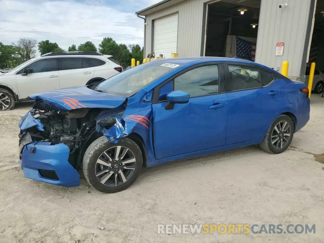 1 Photograph of a damaged car 3N1CN8EV3ML852128 NISSAN VERSA 2021