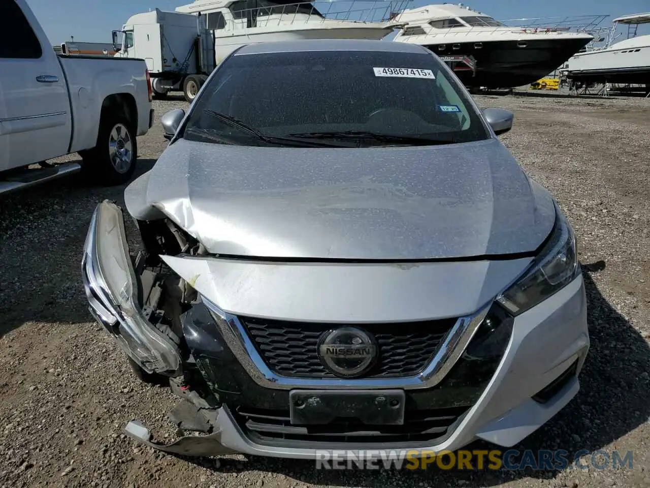 5 Photograph of a damaged car 3N1CN8EV3ML865395 NISSAN VERSA 2021