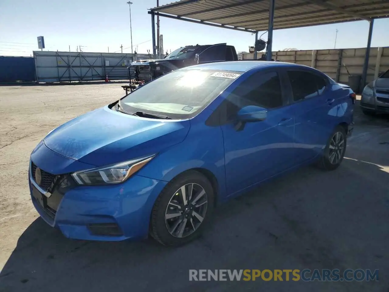 1 Фотография поврежденного автомобиля 3N1CN8EV3ML885663 NISSAN VERSA 2021