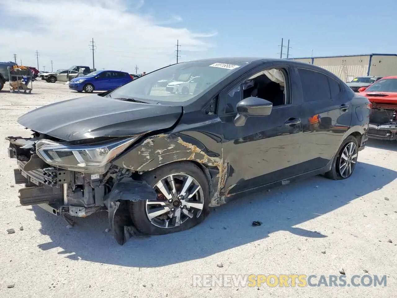 1 Фотография поврежденного автомобиля 3N1CN8EV3ML912845 NISSAN VERSA 2021