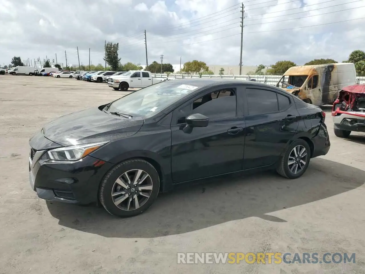 1 Фотография поврежденного автомобиля 3N1CN8EV3ML913865 NISSAN VERSA 2021